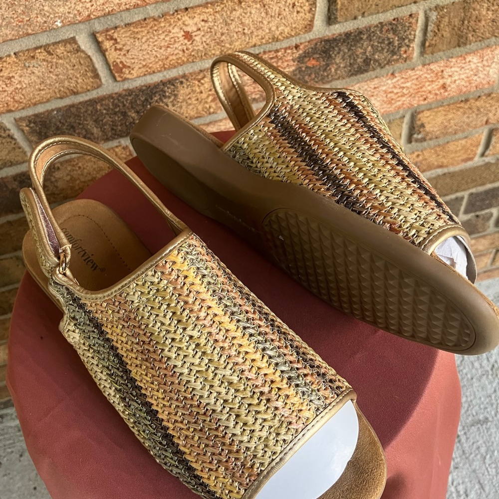 Comfortview Raffia Shoe - Picture 4 of 7